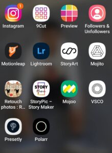 Apps for instagram