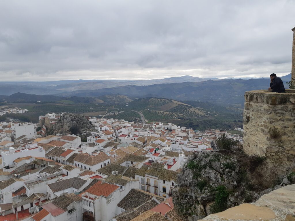 Olvera, beautiful white town in Andalucia Spain