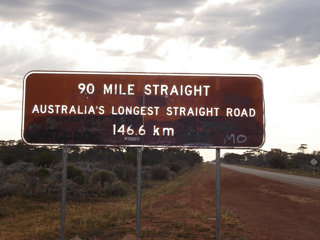 Studying in Australia as a teenager -bord langste rechte weg 2
