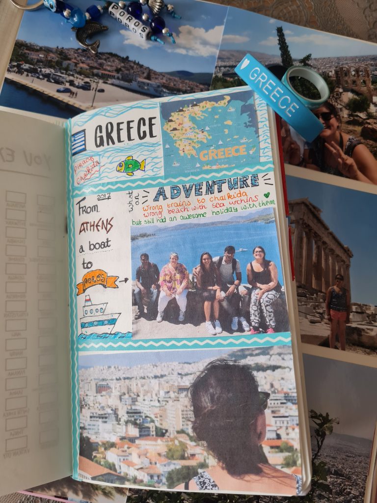 Birthday present for travellers The Adventure Book! - Greece